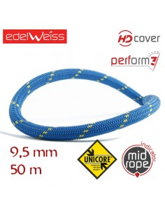 energy 9,5 mm perform 3 unicore - cuerda dinámica 9,5 mm (50m) - edelweiss