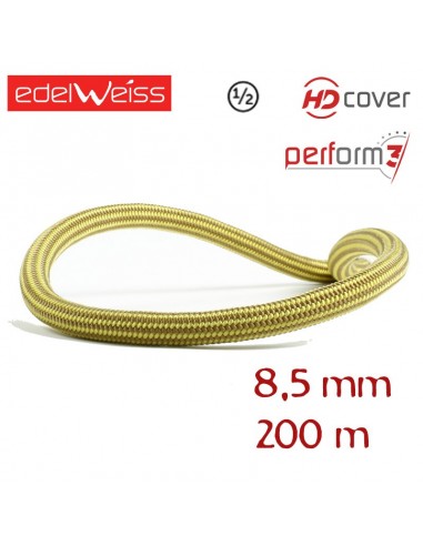 lithium ii 8,5 mm perform 3 - cuerda doble 200 m (amarilla) - edelweiss