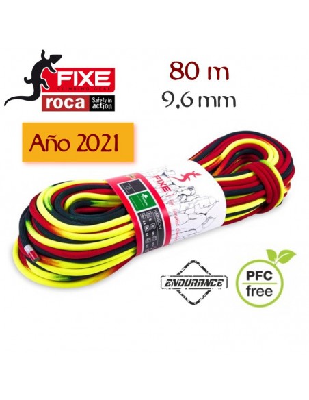 Cuerda Rainbow Endurance de 9,6mm y 80m de Fixe-Roca