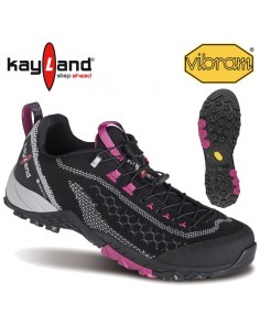 alpha knit woman (black/pink) - zapatilla de senderismo - kayland