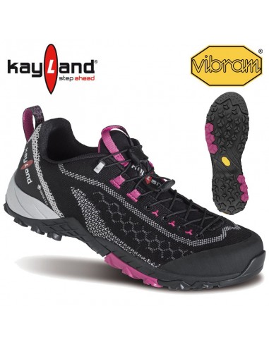 alpha knit woman (black/pink) - zapatilla de senderismo - kayland