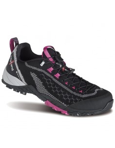 alpha knit woman (black/pink) - zapatilla de senderismo - kayland 2