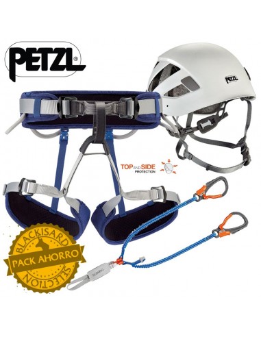 Pack via ferrata panoramique de articulos petzl