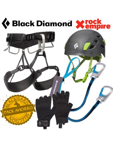 pack ferrata 4 elementos - black diamond/rock empire