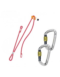 Pack doble cabo de anclaje regulable - Petzl/Edelrid 2