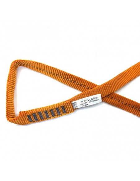 tubular 19 mm - anillo cosido de cinta plana 19 mm (180 cm ) - edelweiss