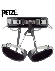 corax gris - arnés escalada polivalente - petzl