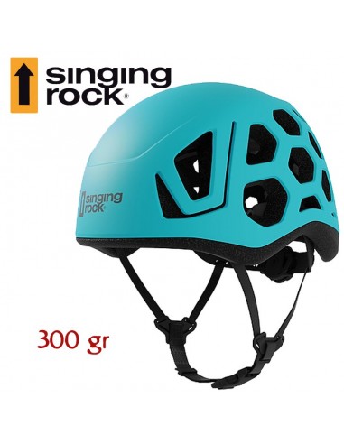 hex (garish blue) - casco ligero - singing rock