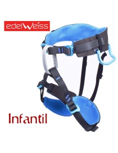 sword kids - arnés infantil (azul) - edelweiss