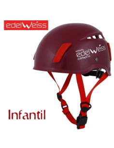 vertige junior - casco infantil (burgundy) - edelweiss