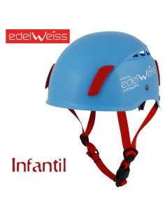 vertige junior - casco infantil (azul) - edeweiss