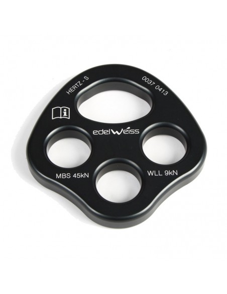 rigging plate s - placa multianclaje pequeña - edelweiss