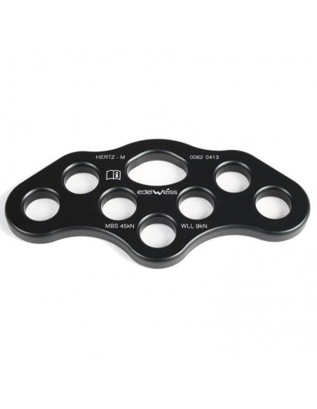 rigging plate m - placa multianclaje mediana - edelweiss
