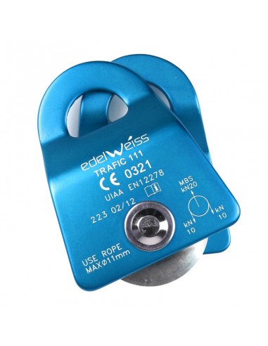 traffic 111 single pulley - polea simple - edelweiss