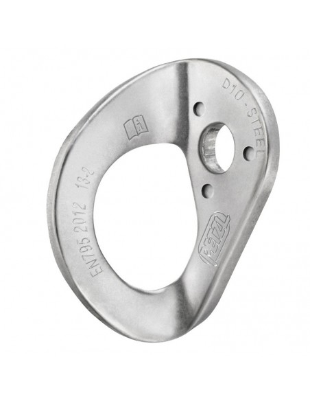 coeur 10 mm steel - plaqueta acero 10 mm - petzl