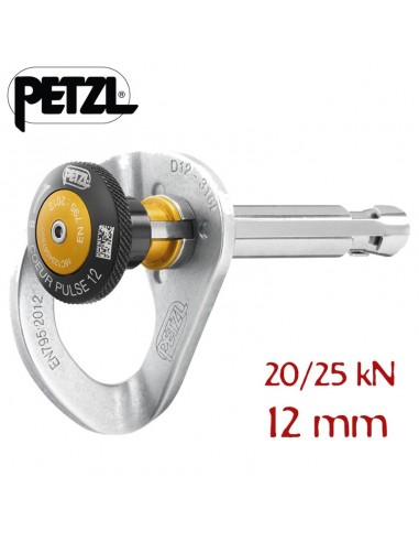 coeur pulse - anclaje amovible de 12 mm con función de bloqueo - petzl