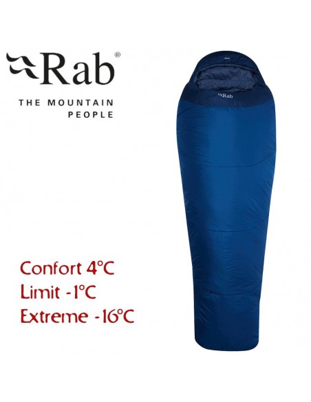 solar 2 sleeping bag - saco de dormir sintético ligero - rab