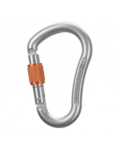 magnum steel s - mosquetón de rosca de acero - rock empire