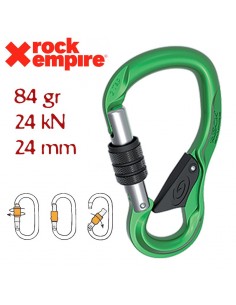 2 tap s - mosquetón de seguridad con rosca - rock empire