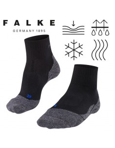 falke tk2 sh co - calcetines para trekking (black-mix) - falken