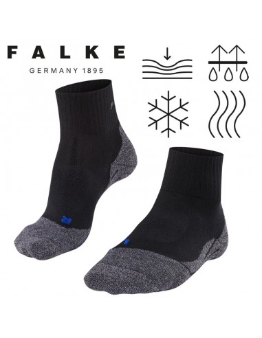falke tk2 sh co - calcetines para trekking (black-mix) - falken