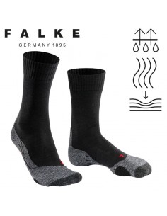 falke tk2 - calcetines de trekking (black-mix) - falken