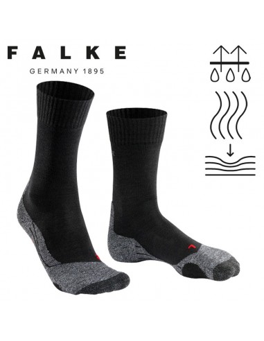 falke tk2 - calcetines de trekking (black-mix) - falken