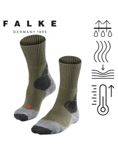 falke tk4 - calcetines para trekking (olive) - falken