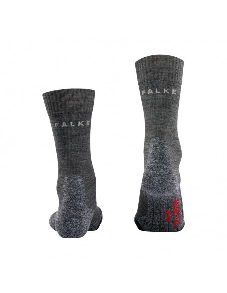 Falke TK2 Women - Calcetines cortos de trekking para mujer (Asphalt mel) - Falken