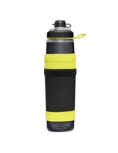 bidón peak chill pocket 0,71 black/lime - camelbak 2