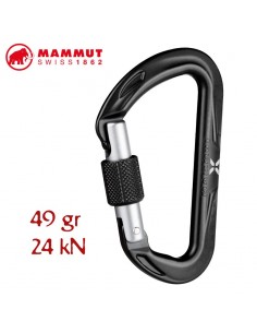 nordwand micro lock screw - mosquetón cierre rosca - mammut