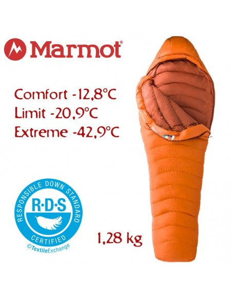 lithium - saco pluma ligero - marmot