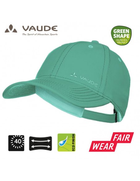 softshell cap (peacock) - gorra impermeable - vaude