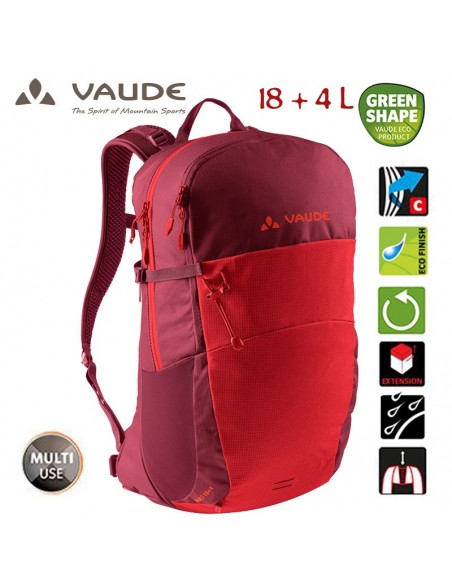 wizard 18+4 - mochila para trekking (mars red) - vaude