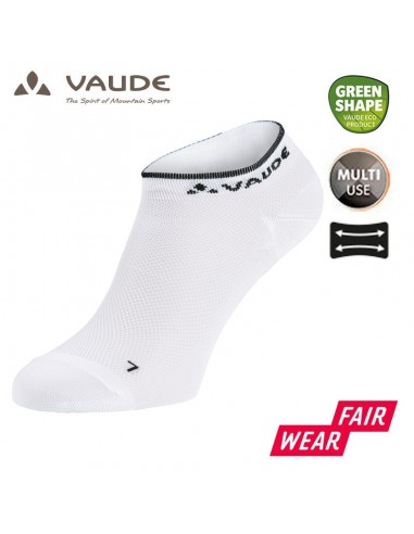 bike footies white - calcetines bajos para ciclismo (white) - vaude