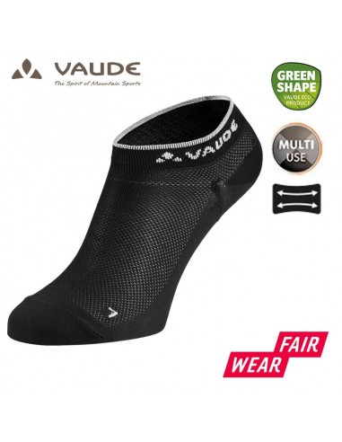 bike footies black - calcetines bajos para ciclismo (black) - vaude