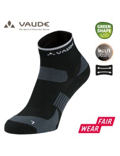 bike socks shorts - calcetines para ciclismo (black) - vaude