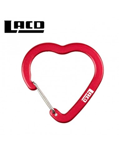 llavero mosquetón corazón fs (rojo) - lacd