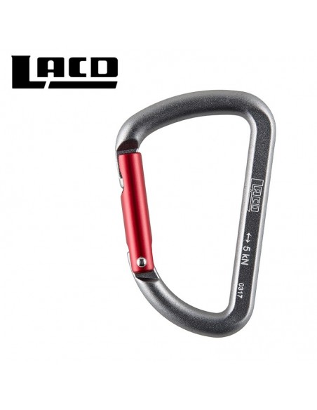 llavero mosquetón 65 mm (gris) - lacd