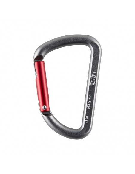 llavero mosquetón 65 mm (gris) - lacd