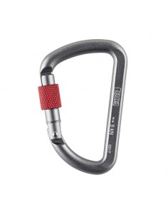 llavero mosquetón de rosca 65 mm (gris) - lacd 2