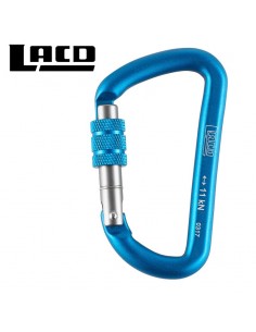 llavero mosquetón de rosca 80 mm (blue) - lacd