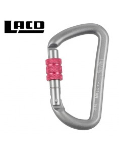 llavero mosquetón de rosca 80 mm (gris) - lacd