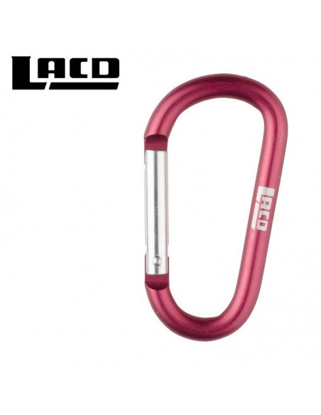 llavero mosquetón 8 (rojo) - lacd