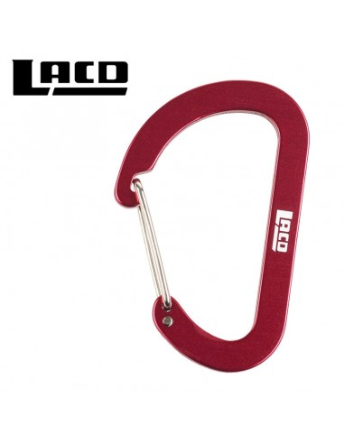 llavero mosquetón simple grande (rojo) - lacd