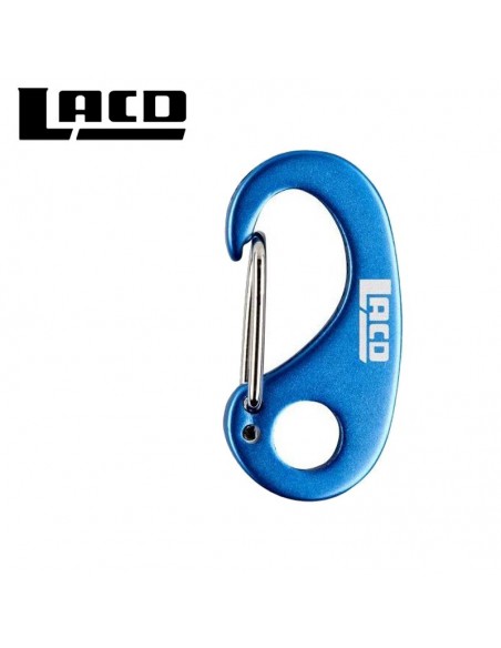 llavero mosquetón simple pequeño (azul) - lacd