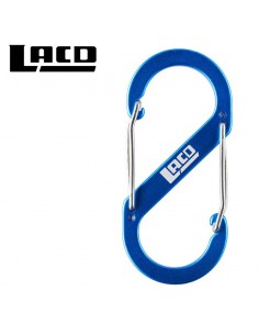 llavero mosquetón simple 80 mm (azul) - lacd