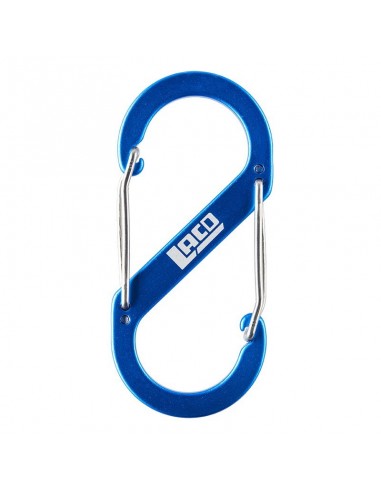 llavero mosquetón simple 80 mm (azul) - lacd