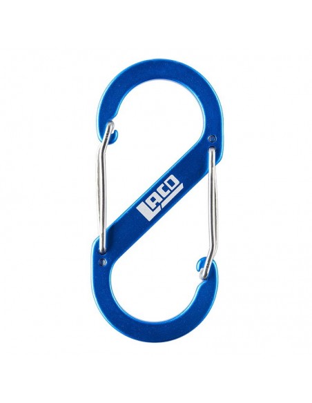 llavero mosquetón simple 80 mm (azul) - lacd