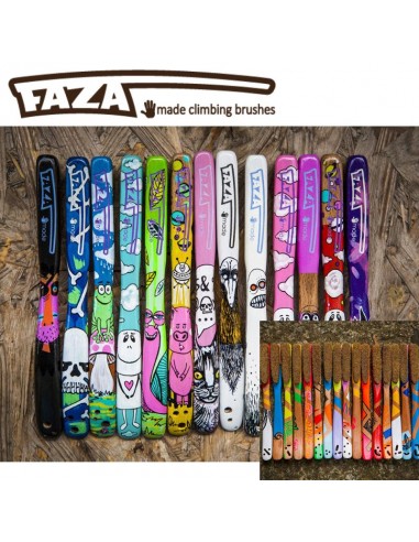 faza karma - cepillo de madera hecho a mano (dibujo) - faza brushes